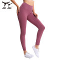 2021 Recycled Fabric High Quality Women Leggings Wholesale Sports Apparel with Mesh Fabric Fitness Wear